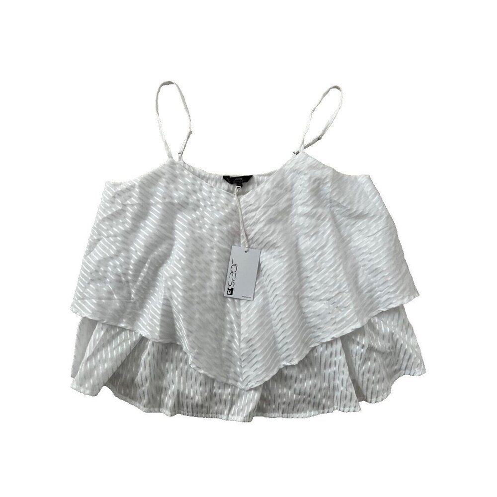 Joe's Jeans Collection Wanda Tank Top Silver White ( S )
